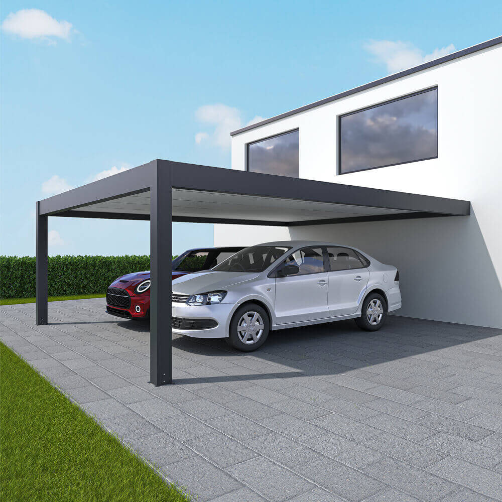 Carport adossé 6 x 5 m