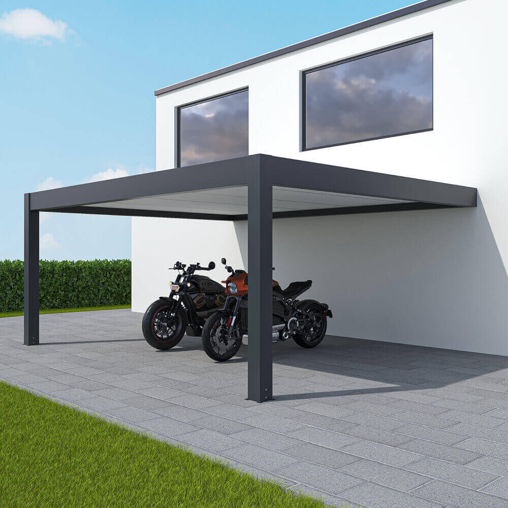 Carport adossé 4 x 5 m