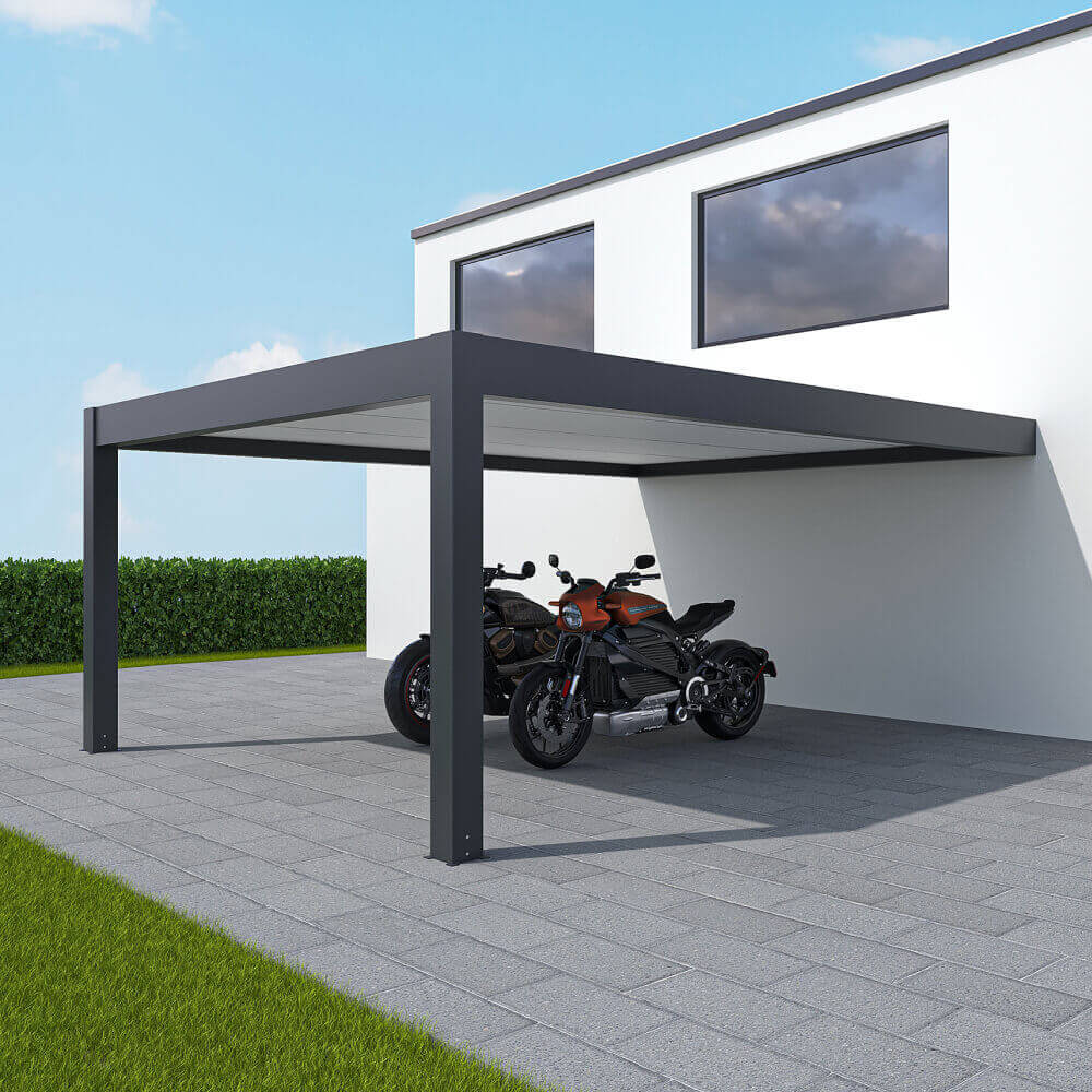 Carport adossé 5 x 4 m