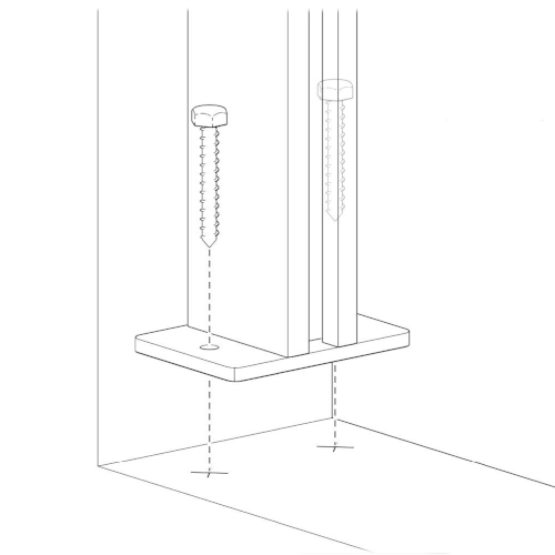 Fixation de la clôture