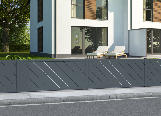 Clôture Seraing anthracite