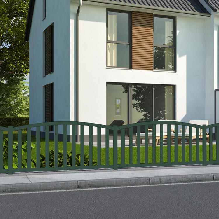 Clôture verte installation