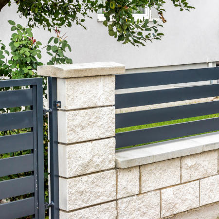 Clôture en anthracite