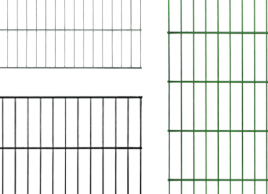 Couleurs des grillages rigides