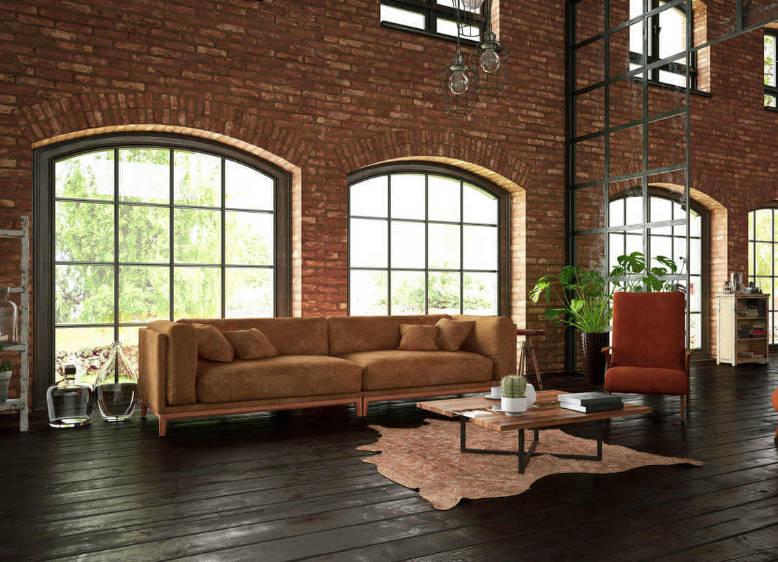 Fenêtre style industriel