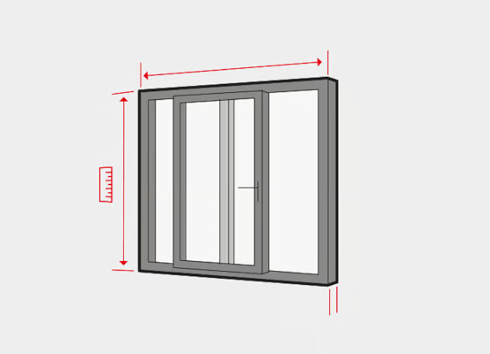 mesure baie vitrée