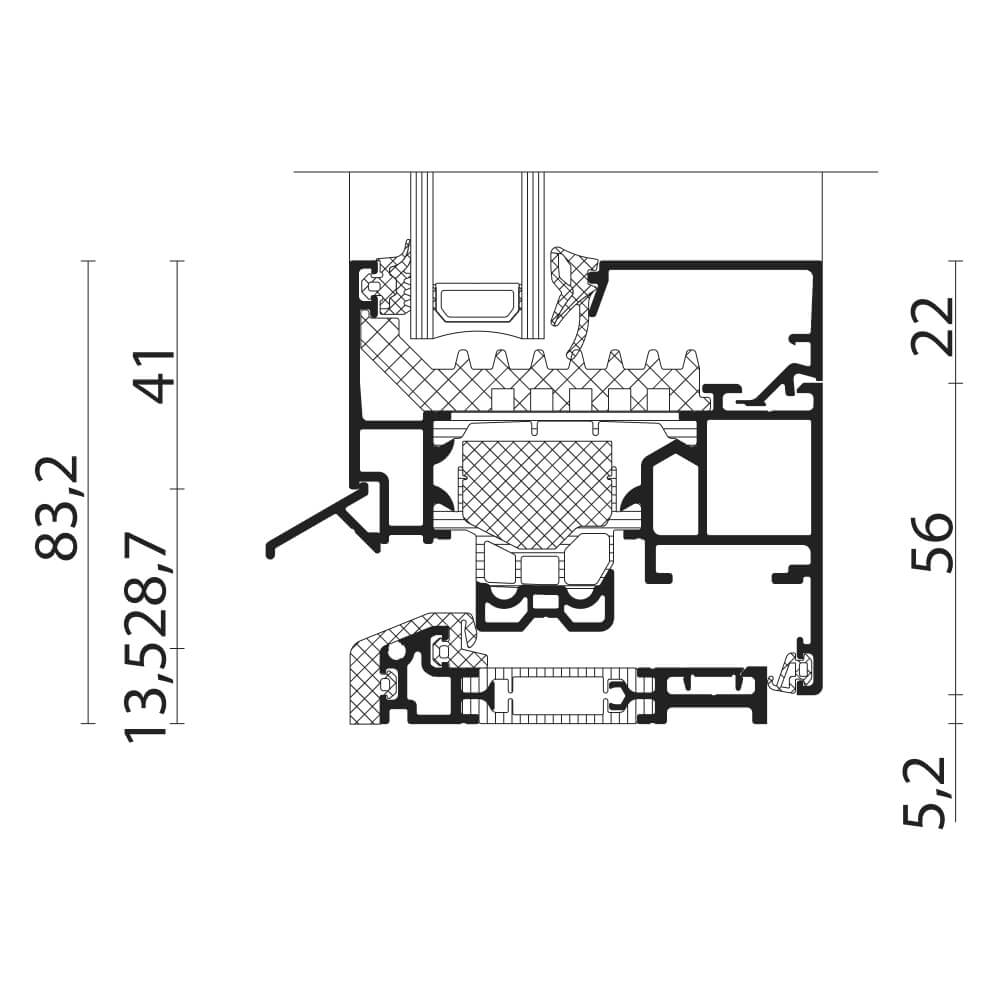 AWS 75.SI+ : Seuil plat