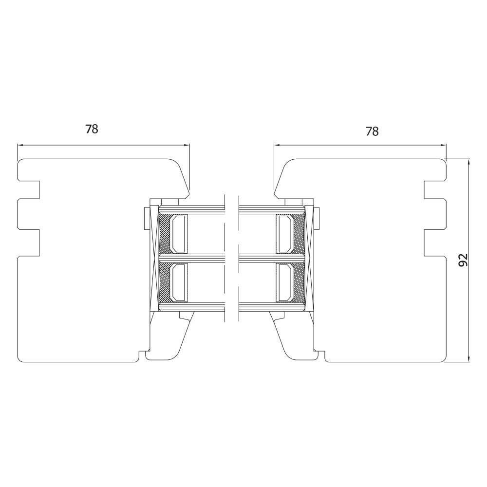 Fenêtre en Bois IV 92 Vitrage fixe