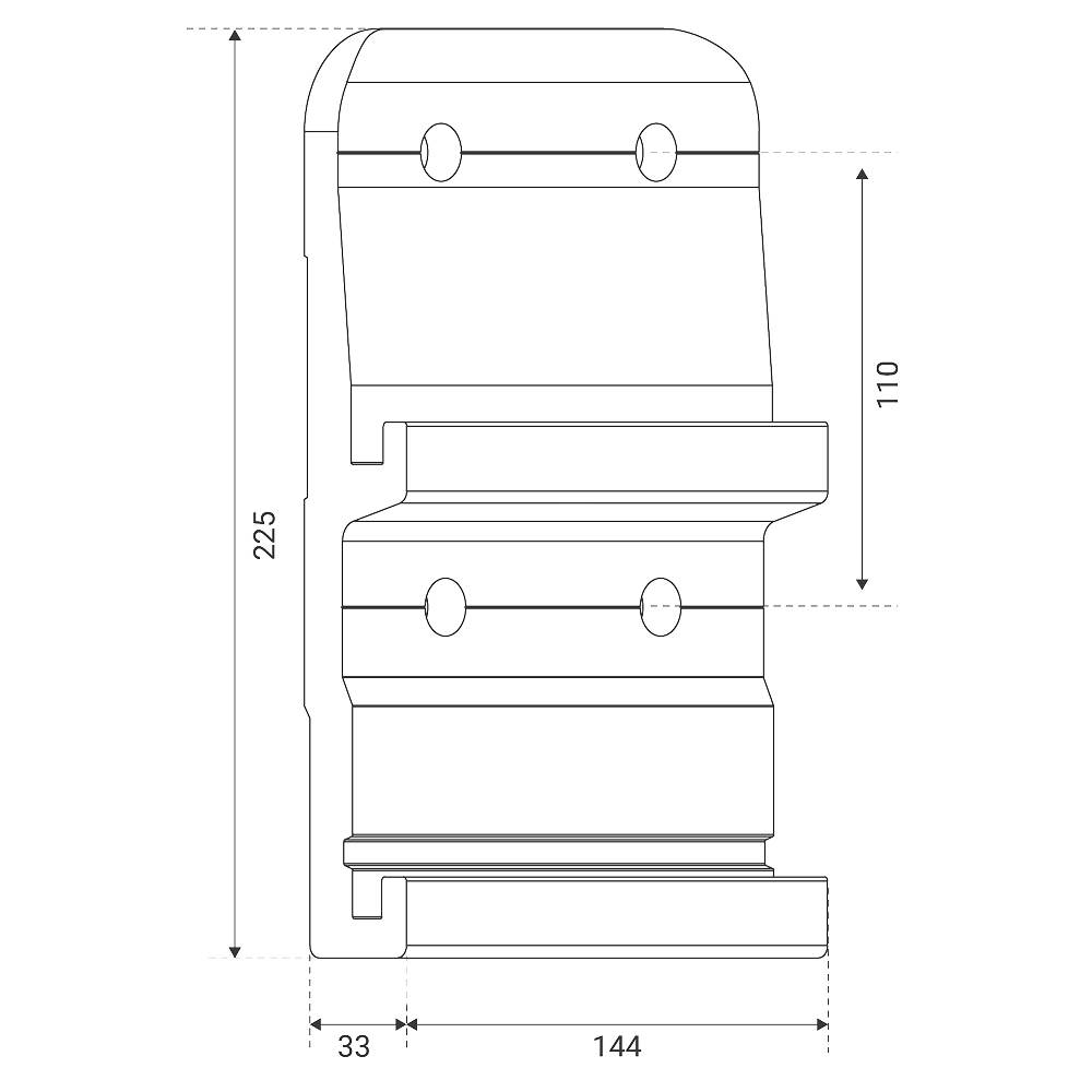 Store banne Exclusif : Pose au plafond (au-delà de 480 cm)