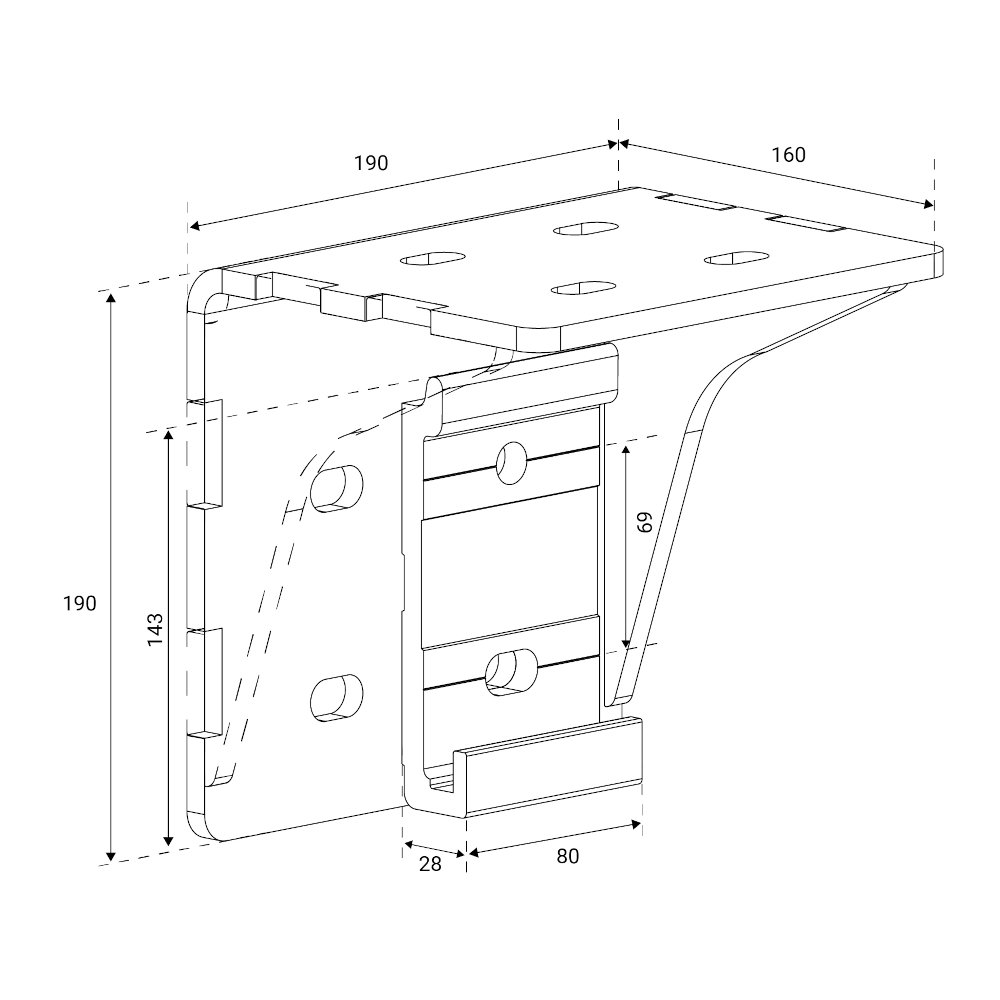 Store banne Exclusif : Pose au plafond (jusqu'à 480 cm)