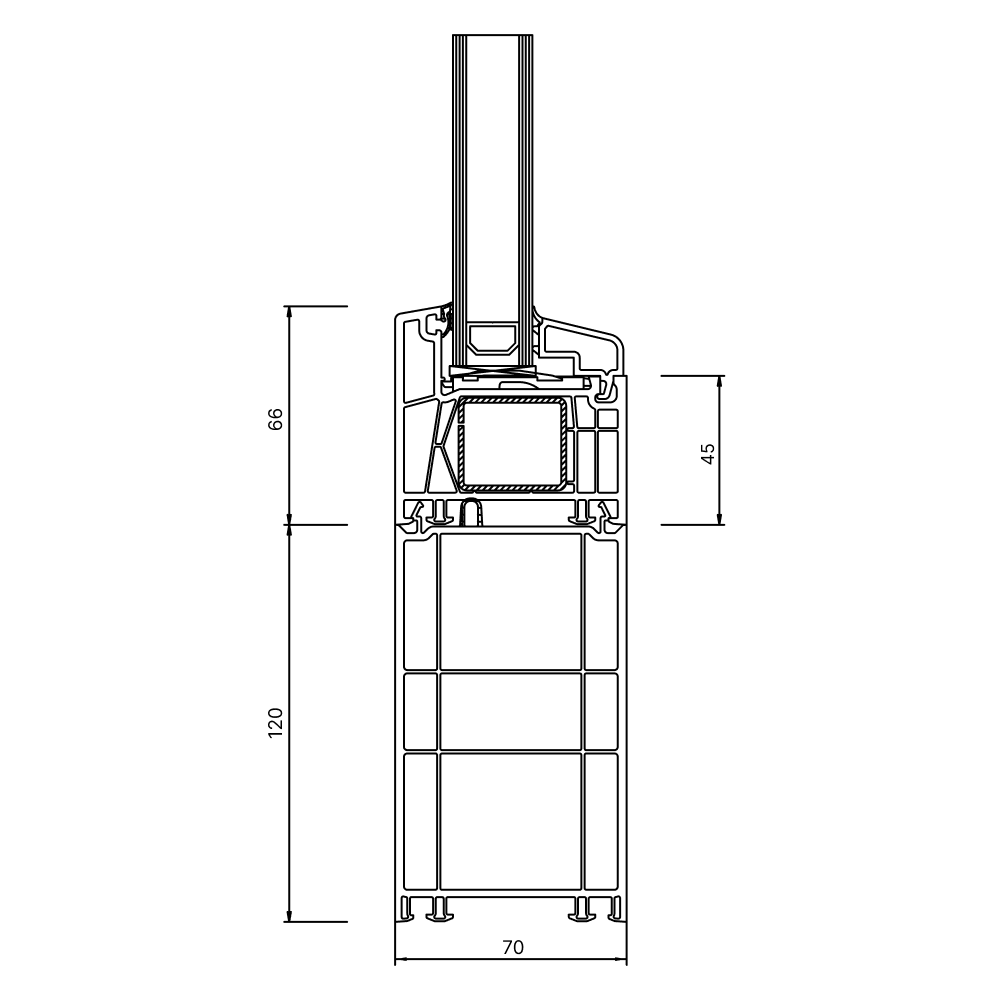 Élargissement du cadre 120 mm