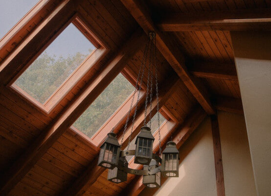 fenêtres de toit en bois