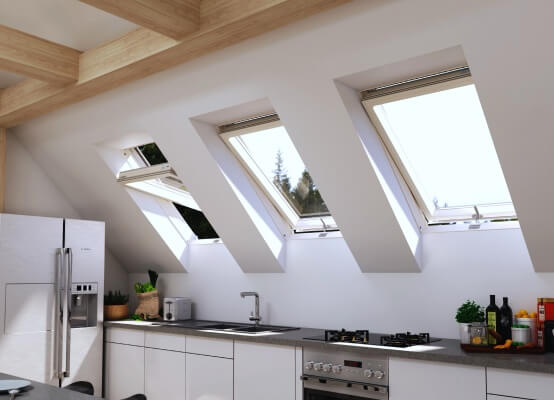Fenêtres de toit en PVC