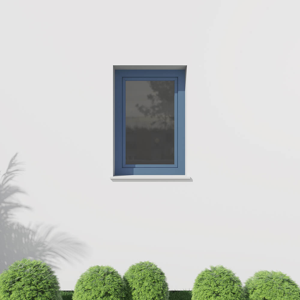 Fenêtre bleu pigeon RAL 5014