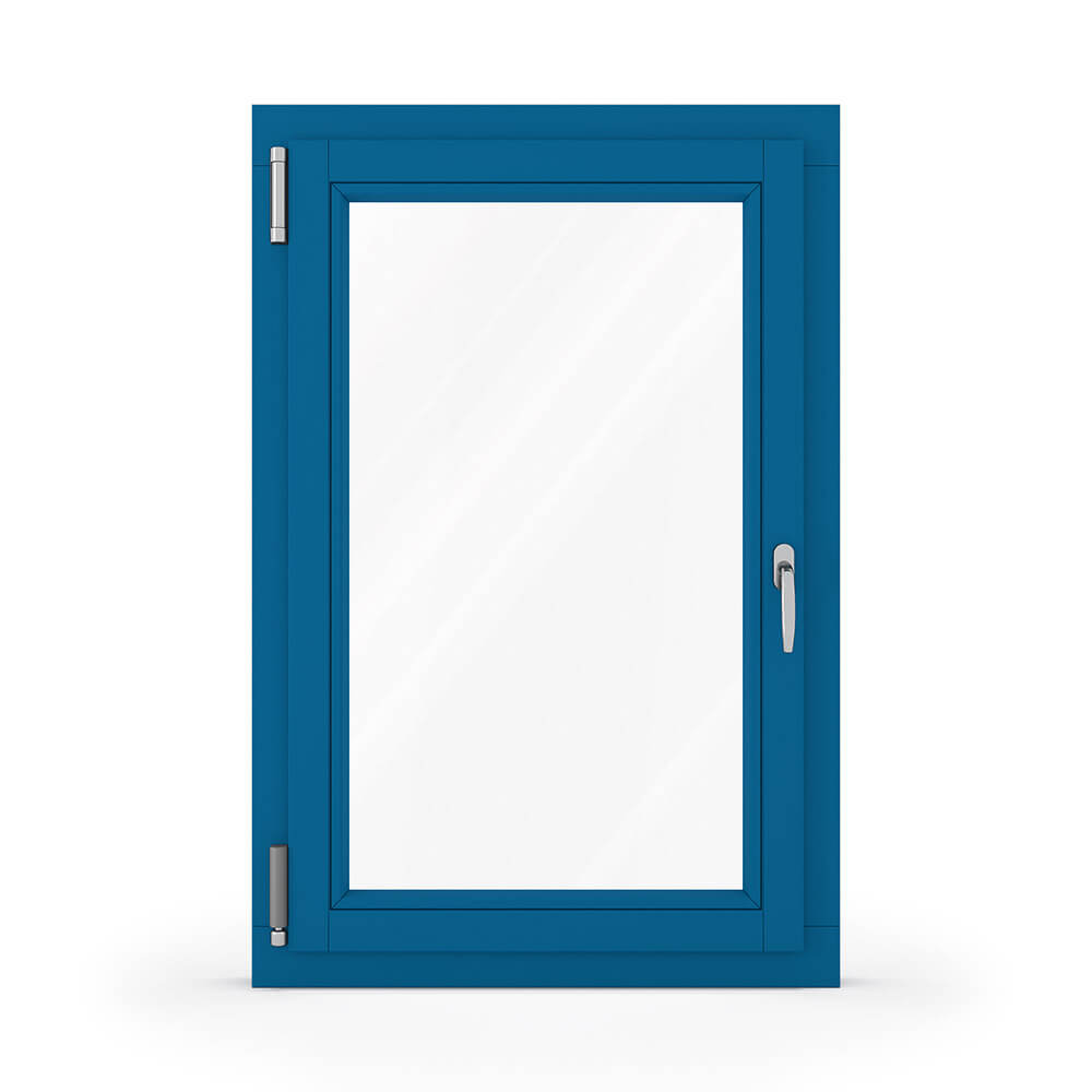 Fenêtre bois bleu