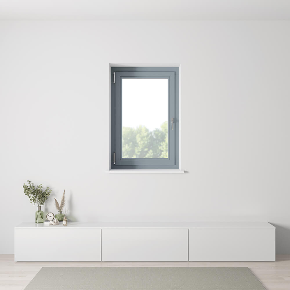 Fenêtre gris argent RAL 7001