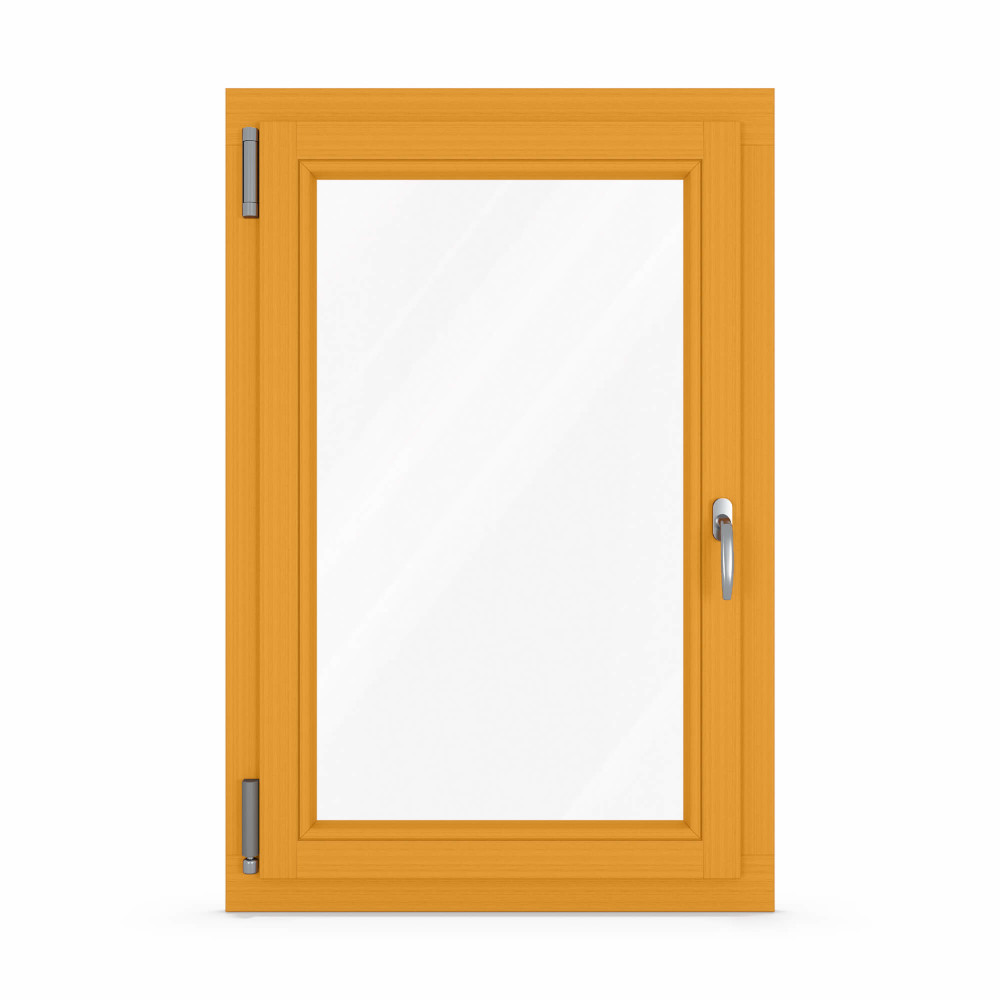 Fenêtre en pin vue intérieure