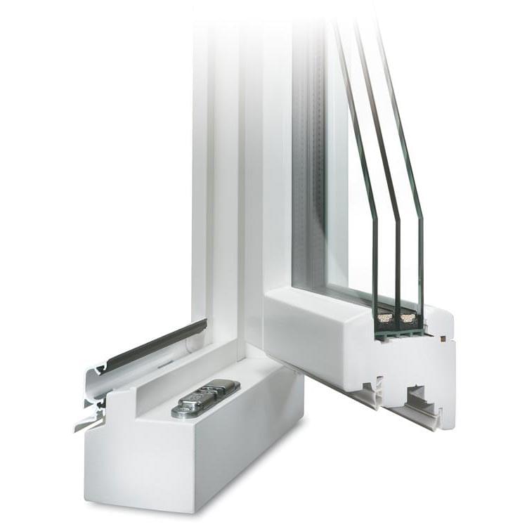 Profilé bois Classique IV 78 blanc ouvert