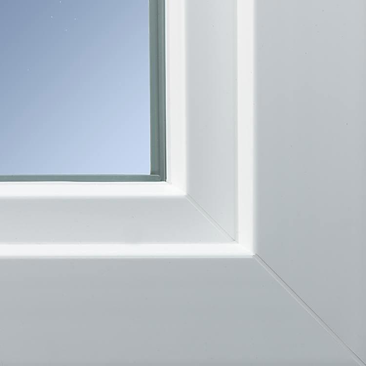 Profilé PVC aluplast energeto® 8000ED vu de près