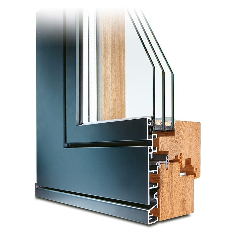 Fenêtre Bois-Alu Plano chêne