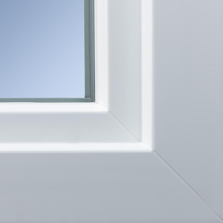 Le profilé PVC aluplast IDEAL® 8000 vu de près
