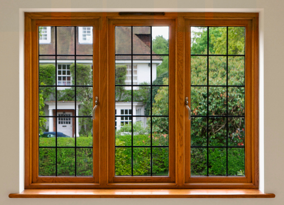 Fenêtre trois vantaux bois à croisillons