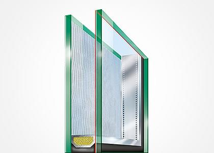 Vitrages structurés