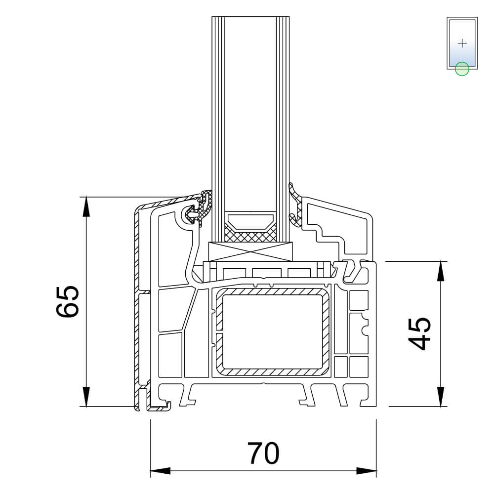TwinSet 4000 - Vitrage fixe
