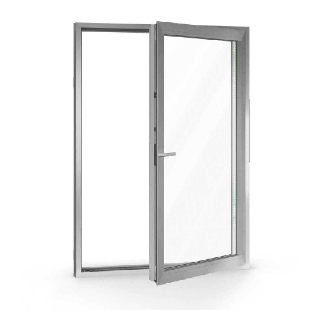 Fenêtre en aluminium ouverte