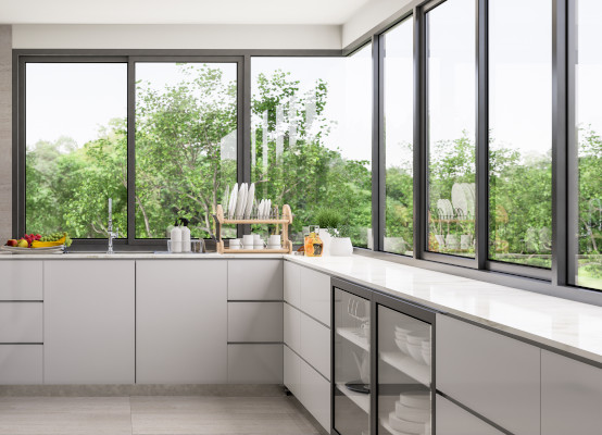 Fenêtre coulissante panoramique