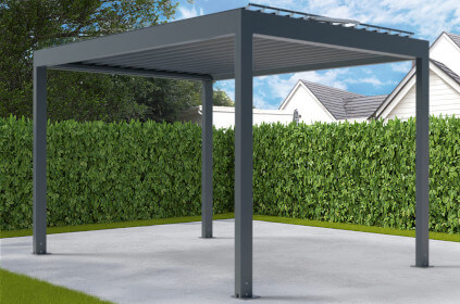 Pergola bioclimatique autoportée