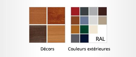 Couleurs PVC-Alu