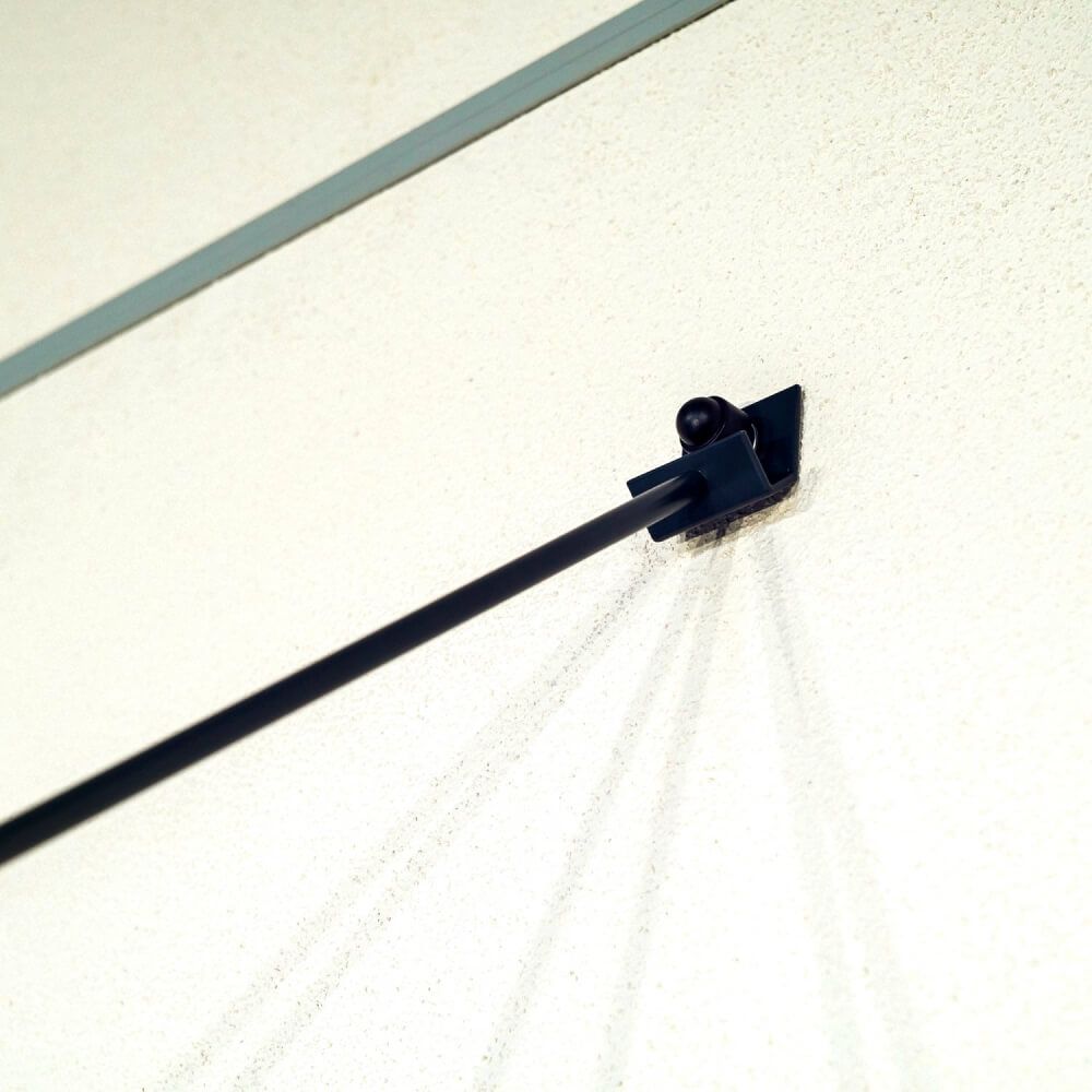 Marquise Celles anthracite - fixation