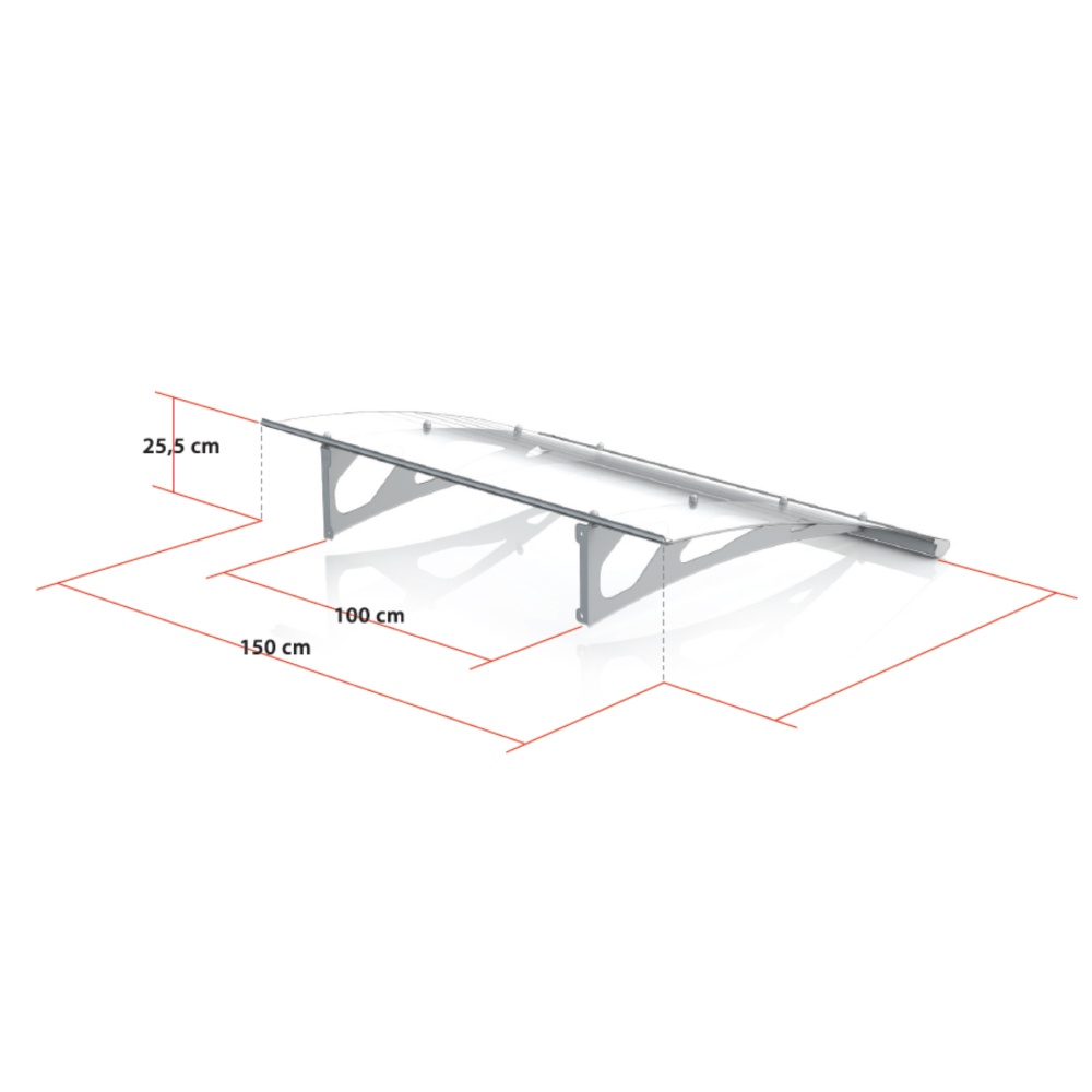 Marquise Bièvre dimensions - 150 cm de large
