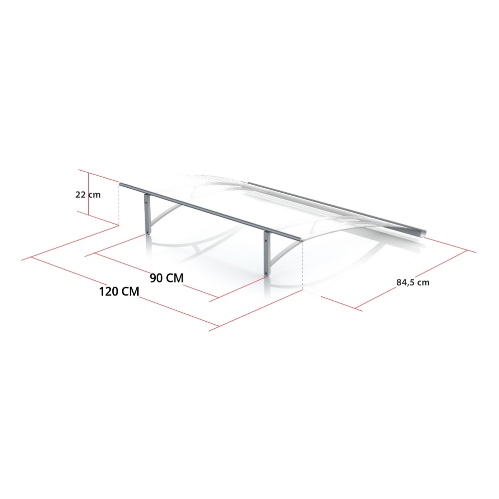 Marquise Nassogne dimensions - 120 cm de large