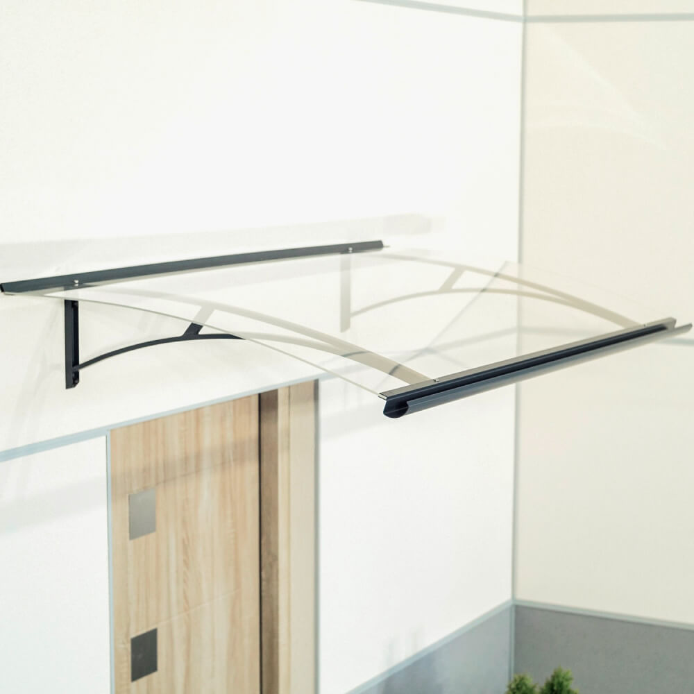 Marquise Nassogne anthracite - Installée 