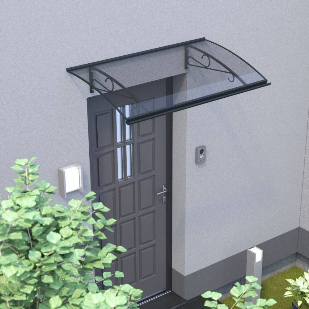 Marquise Beveren anthracite - Installée