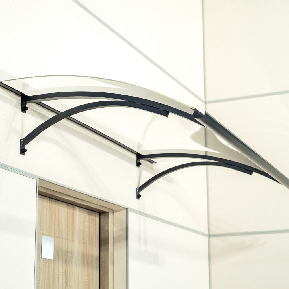 Marquise Lokeren anthracite - Vue du dessous
