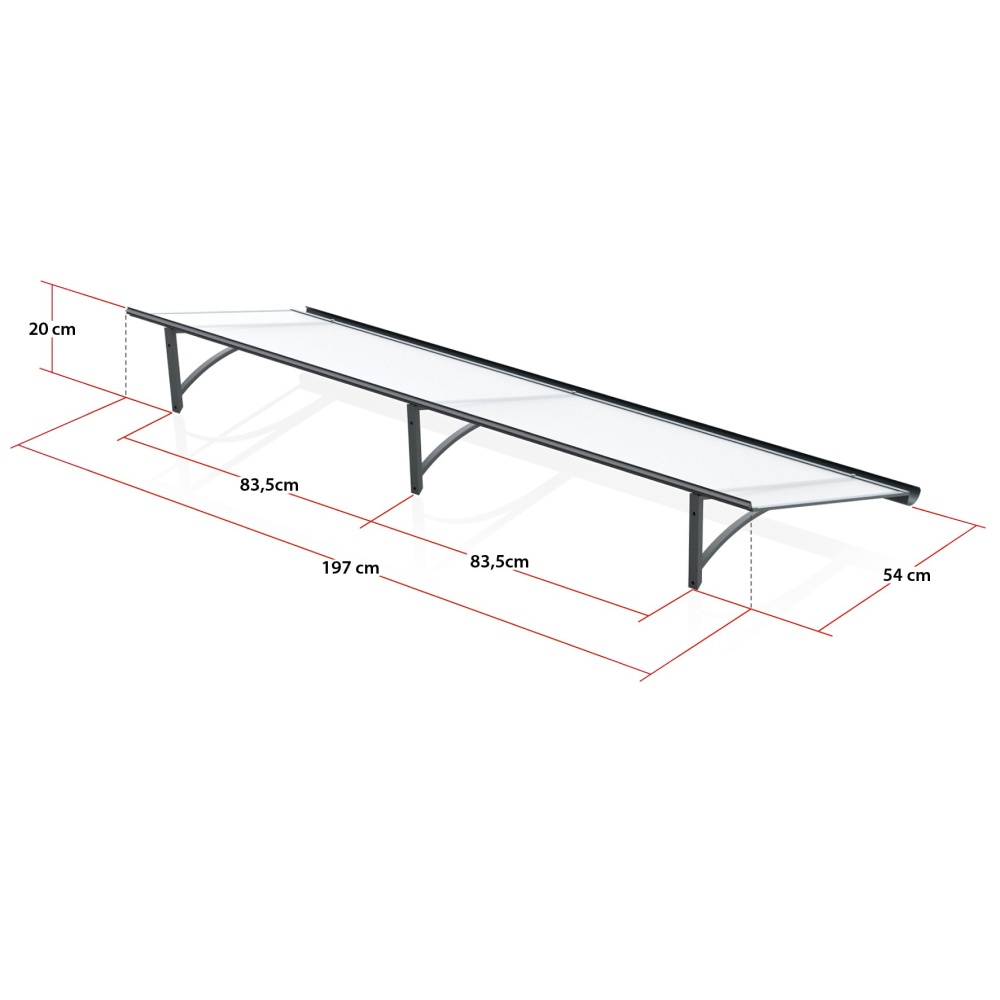 Marquise Avelgem dimensions - 197 cm de large