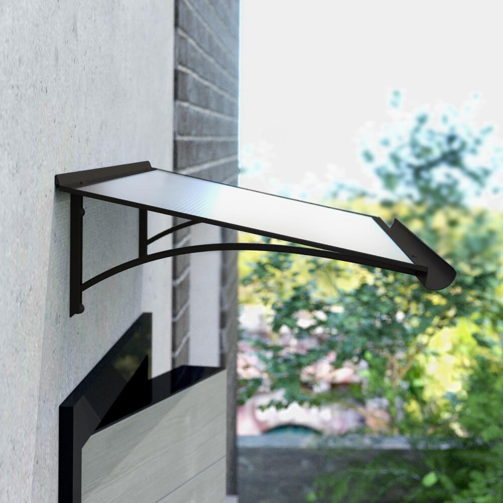 Marquise Antoing installée - vue latérale