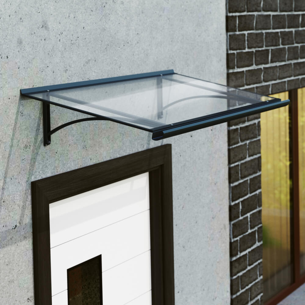 Marquise Antoing installée anthracite