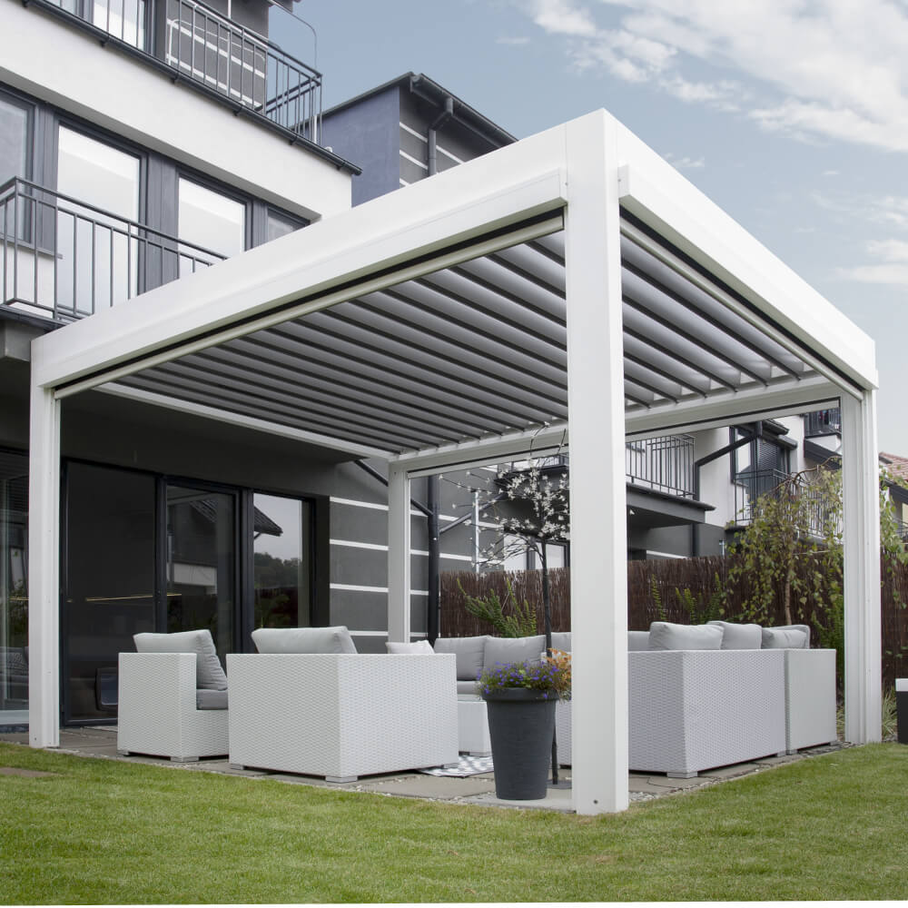 Pergola autoportée en aluminium