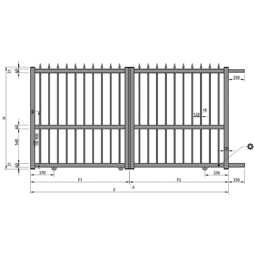 Portail coulissant sur-mesure