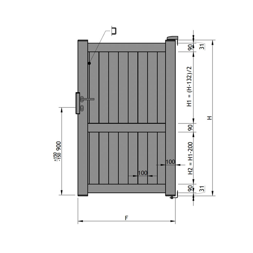 Portillon sur-mesure