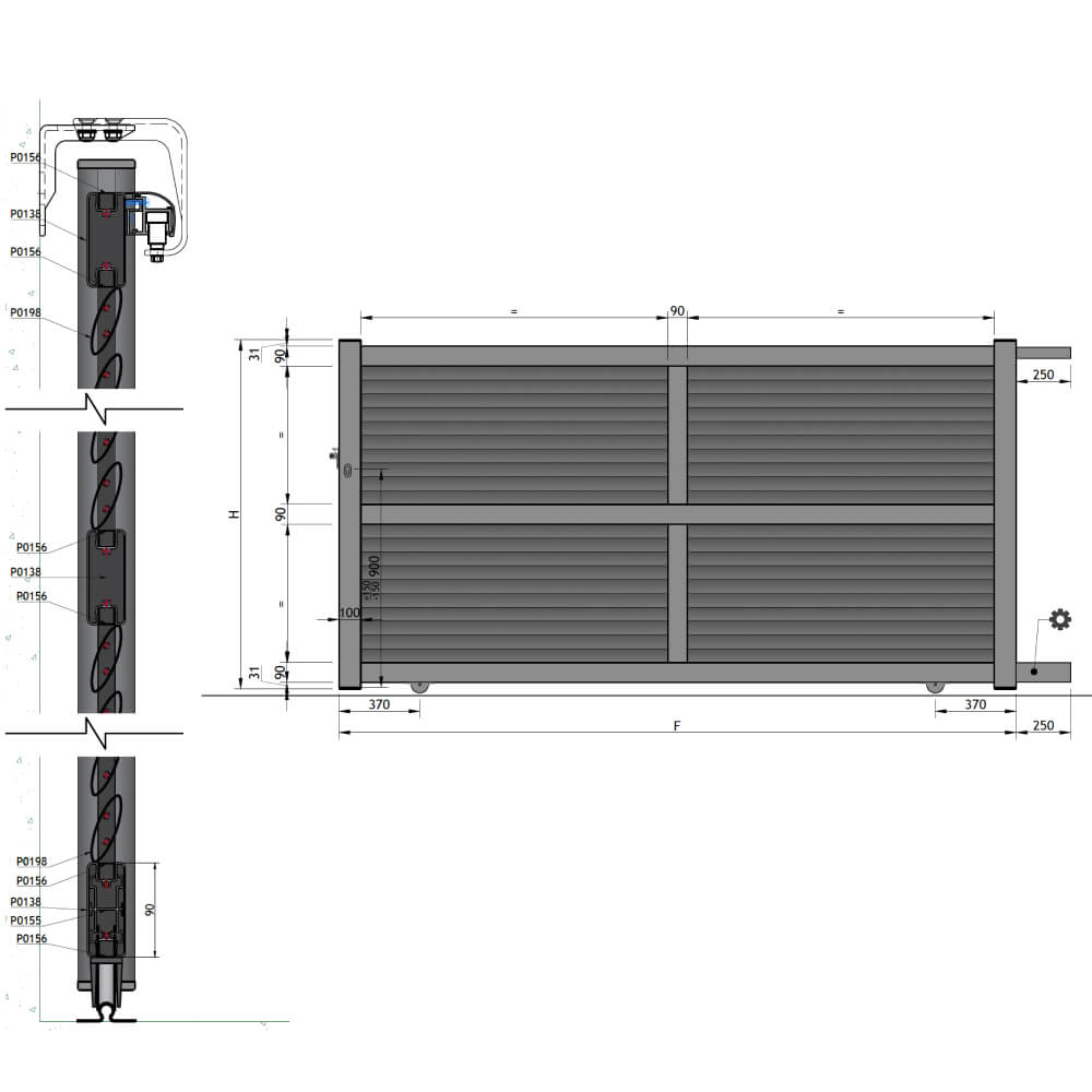 Portail coulissant sur-mesure Portail coulissant sur-mesure