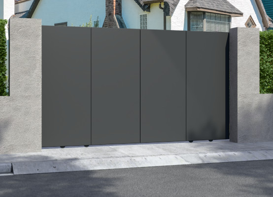 portail coulissant anthracite