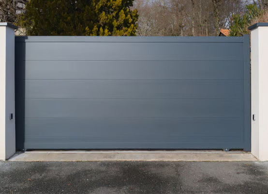 portail coulissant anthracite