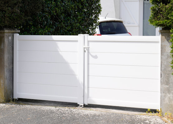 portail modern blanc