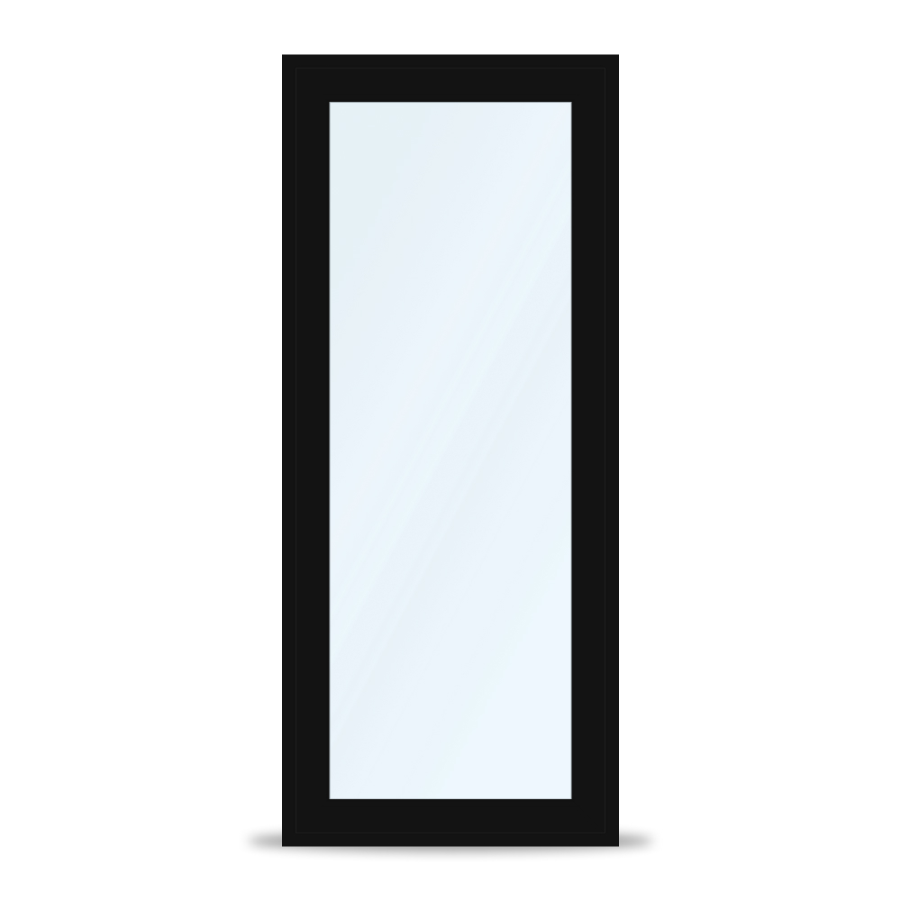 Porte-fenêtre noire
