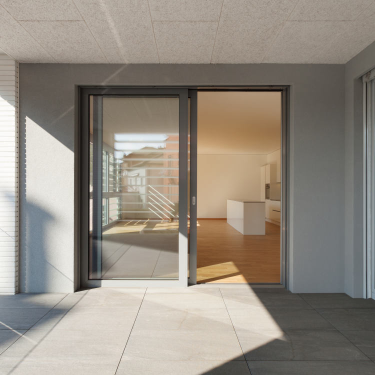 Porte-fenêtre coulissante en aluminium Porte-fenêtre coulissante en aluminium